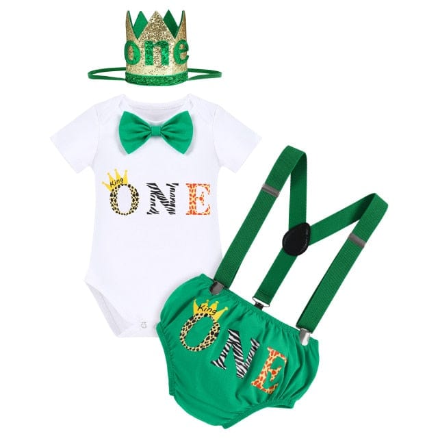 1st Birthday Boy Bodysuit Outfit - Image 10