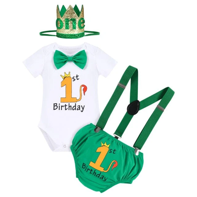 1st Birthday Boy Bodysuit Outfit - Image 12