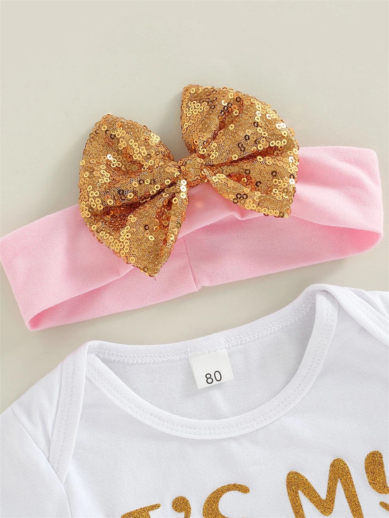 1st Birthday Girls Romper with Skirt - Image 5