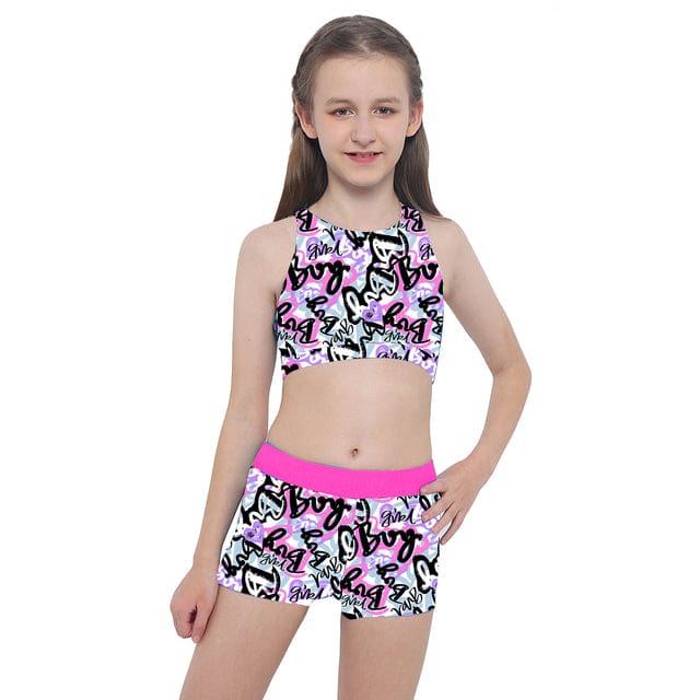 2 Piece Swimsuit with Shorts - Image 9