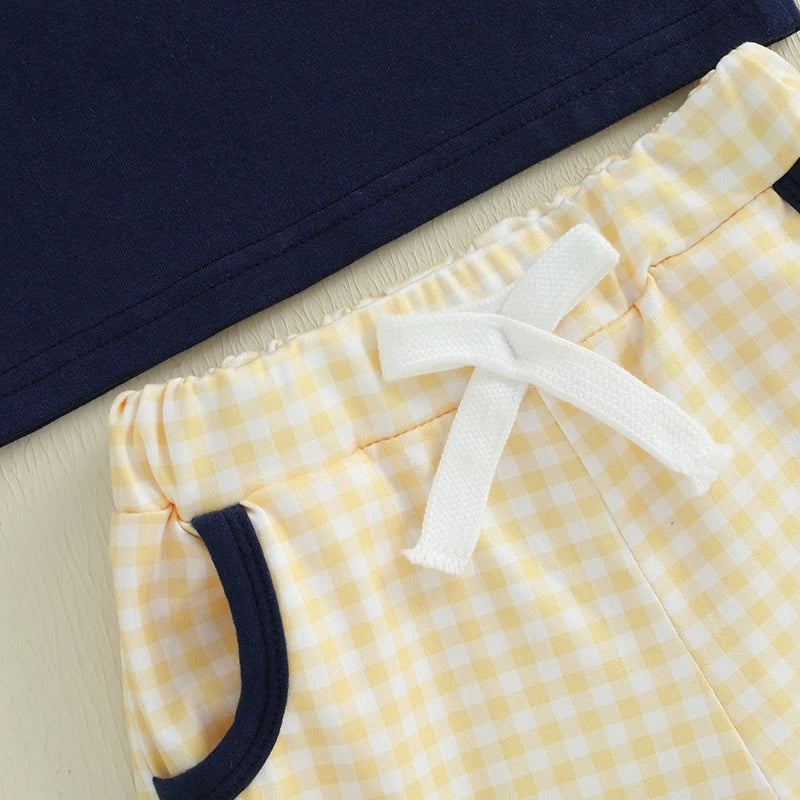 2-Piece Toddler Boy's Embroidered T-Shirt & Shorts Set - Image 7