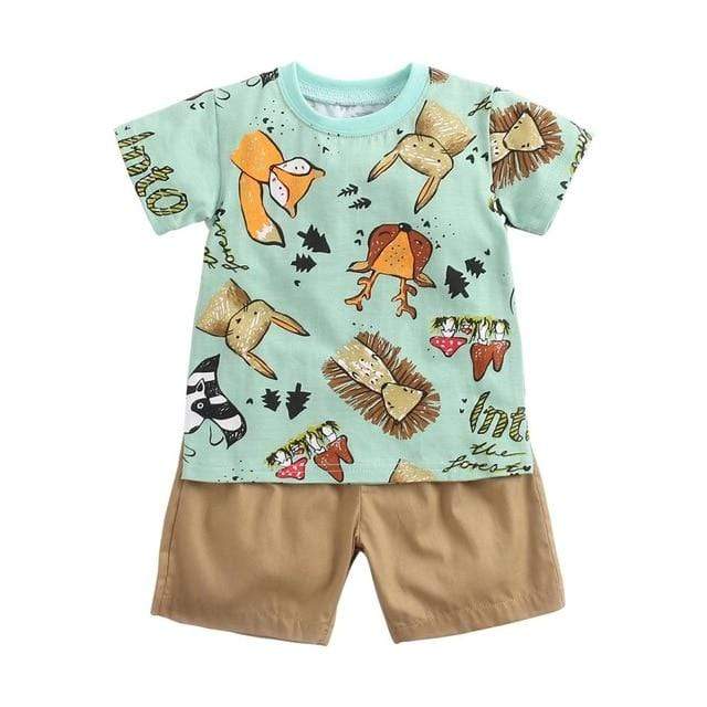 2Pcs Newborn Cartoon Outfit - Image 3