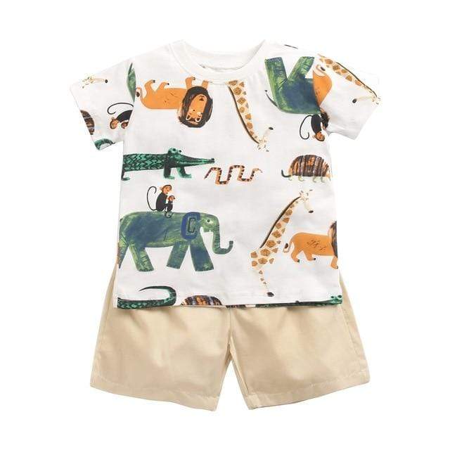 2Pcs Newborn Cartoon Outfit - Image 4