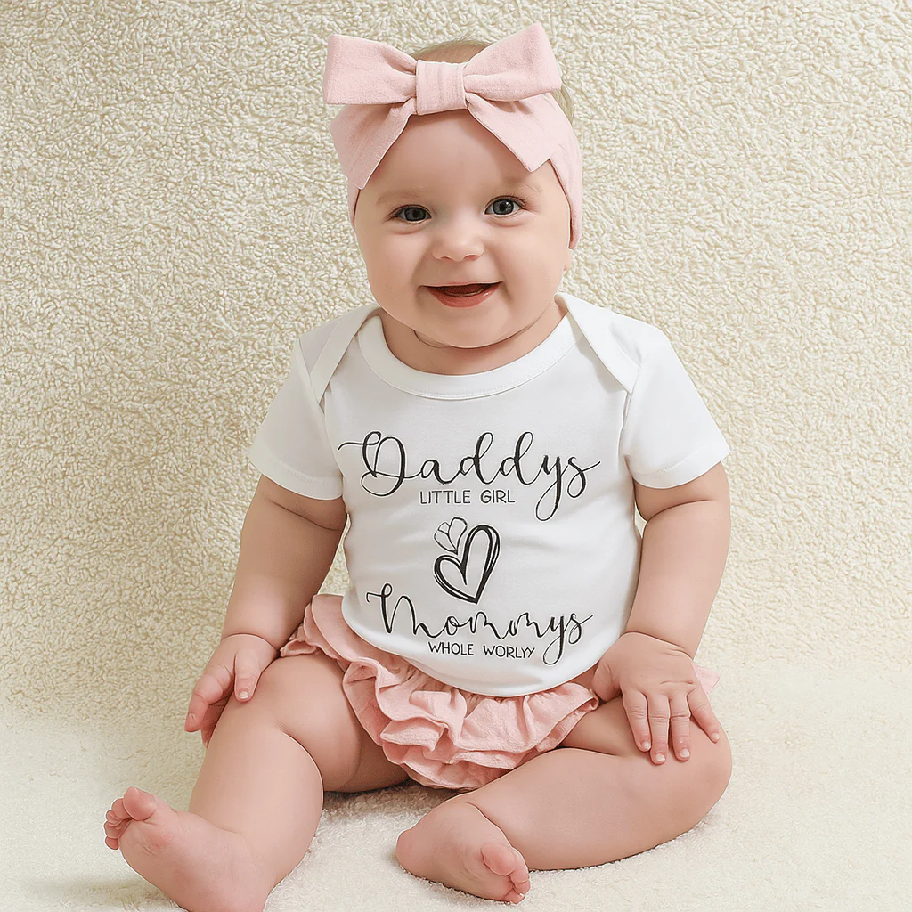 3-Piece Baby Girl Outfit Set - Image 3