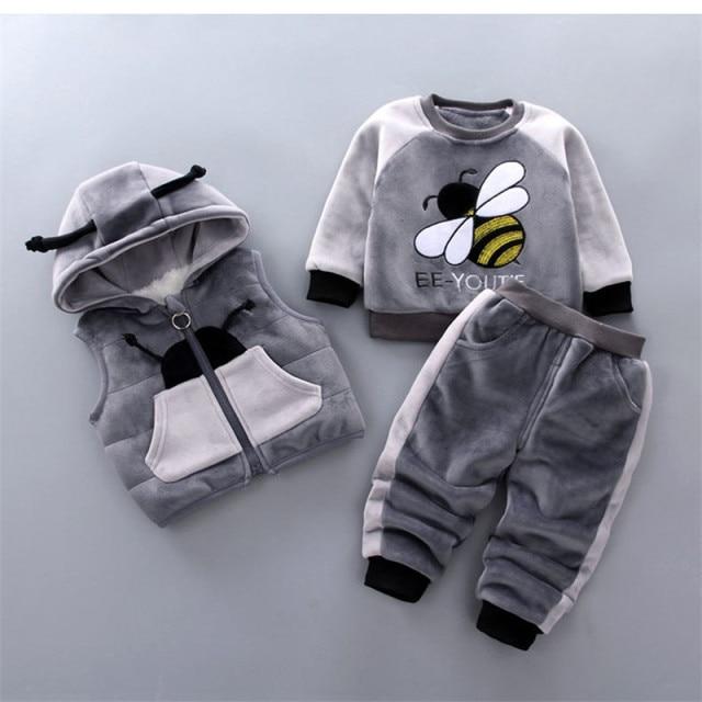 3 Piece Cartoon Sweater Set - Image 3