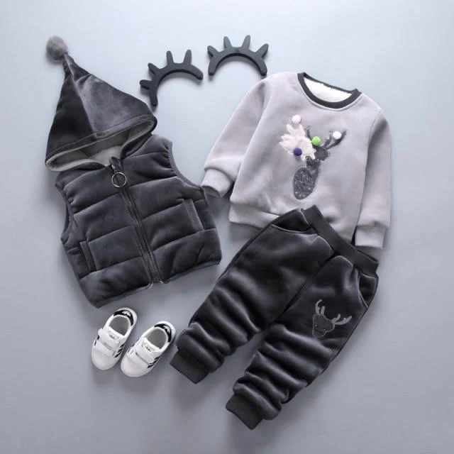 3 Piece Cartoon Sweater Set - Image 4