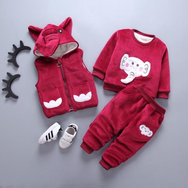 3 Piece Cartoon Sweater Set - Image 5