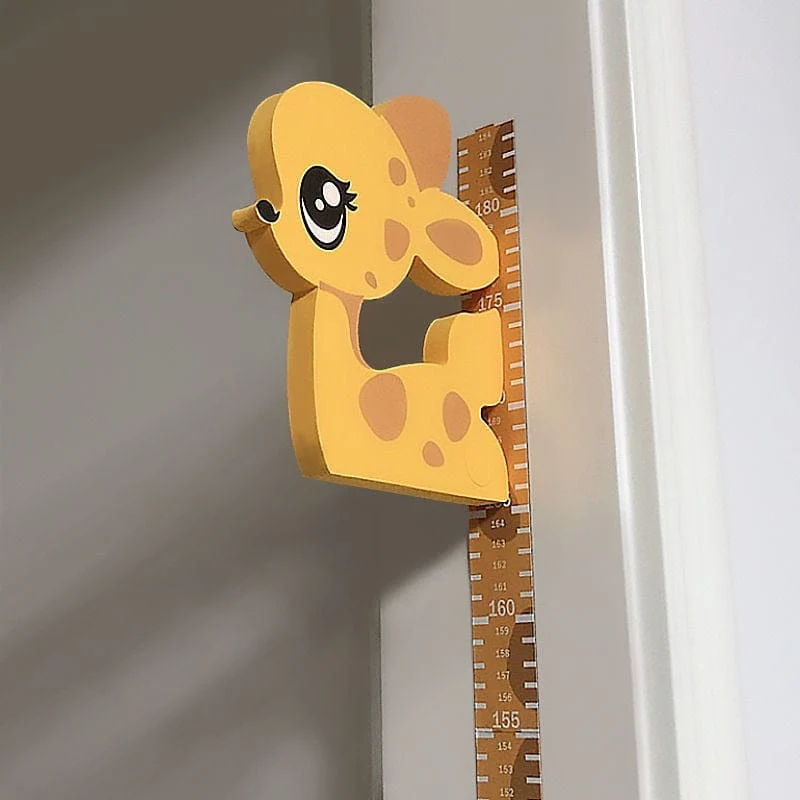 3D Cartoon Wall Height Chart