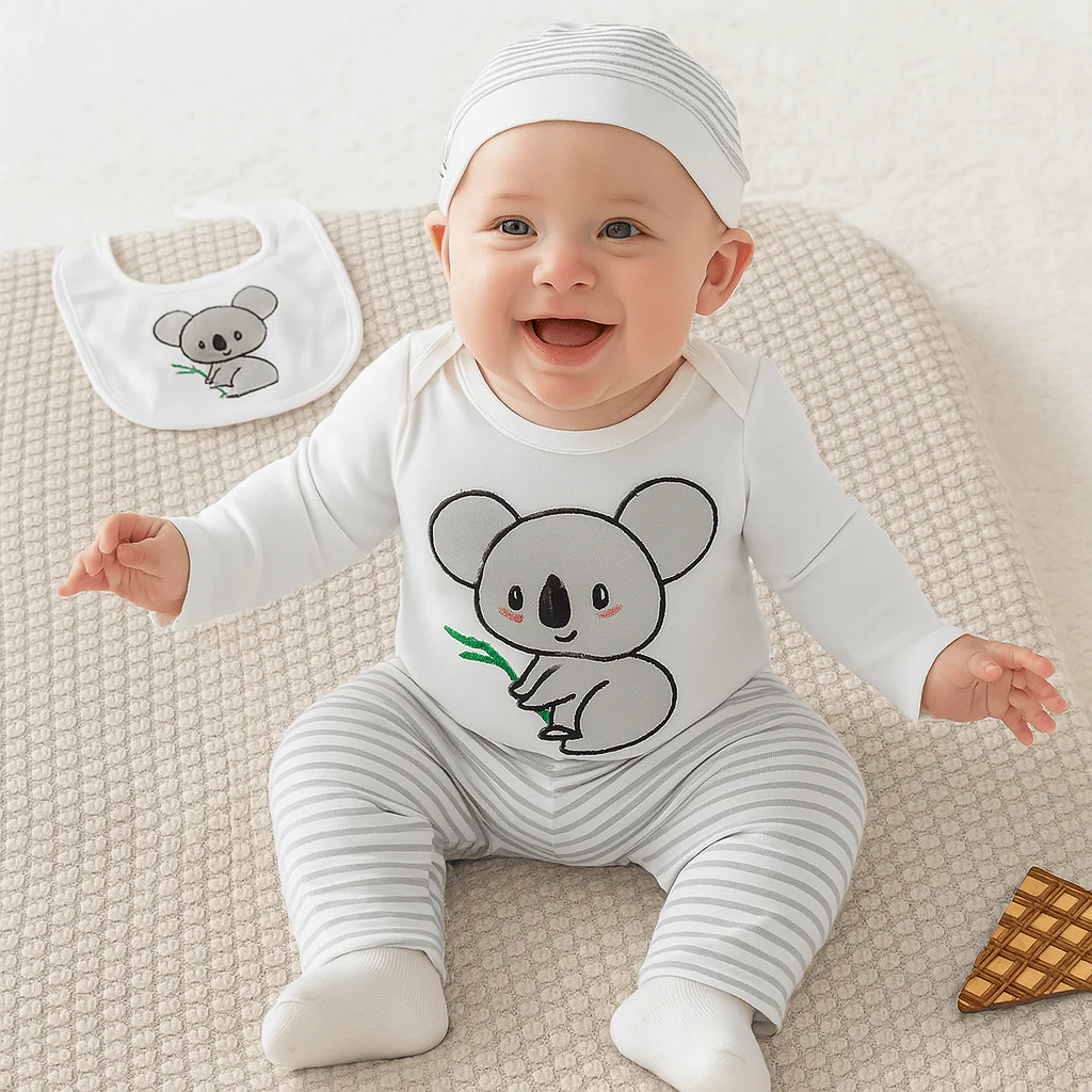4-Piece Baby Boy Outfit Set - Image 9