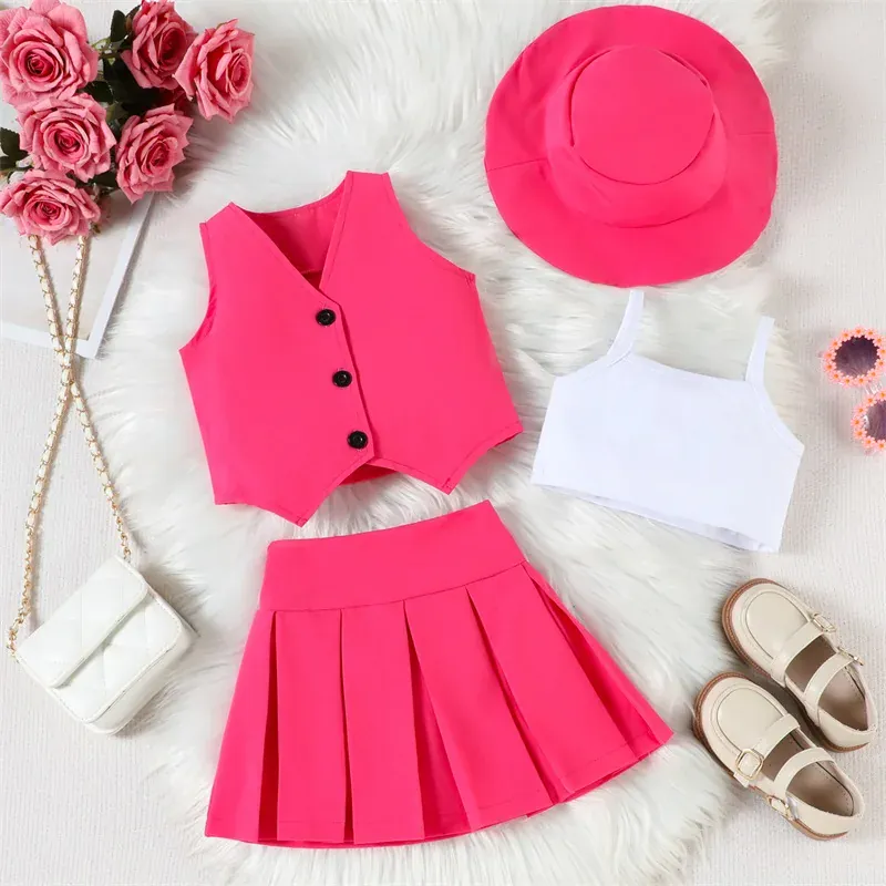 4-Piece Girl Summer Outfit Set - Image 10