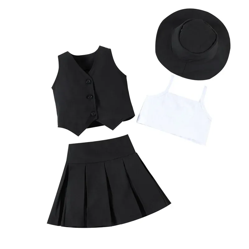 4-Piece Girl Summer Outfit Set - Image 14
