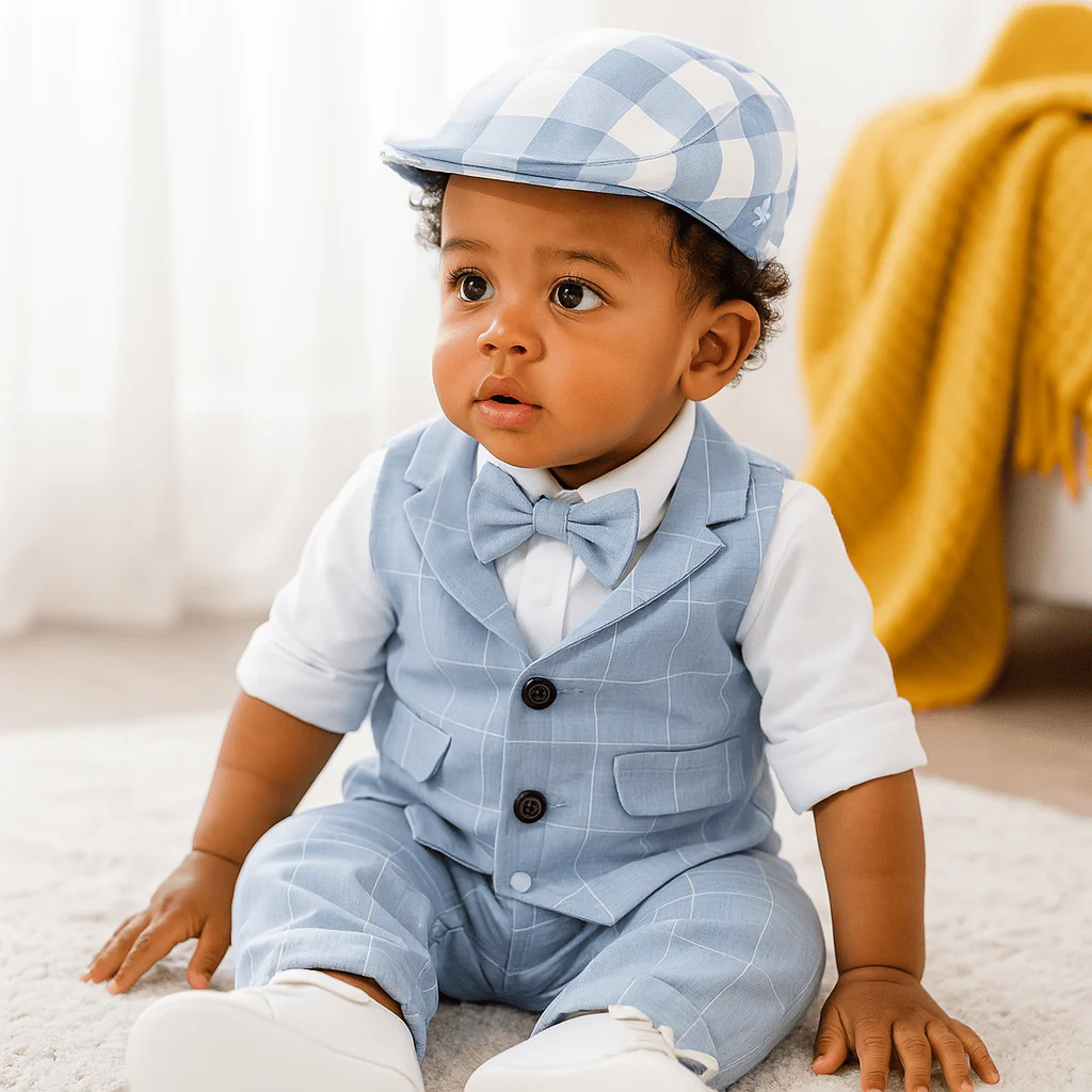 5-Piece Baby Boy Formal Outfit - Image 4