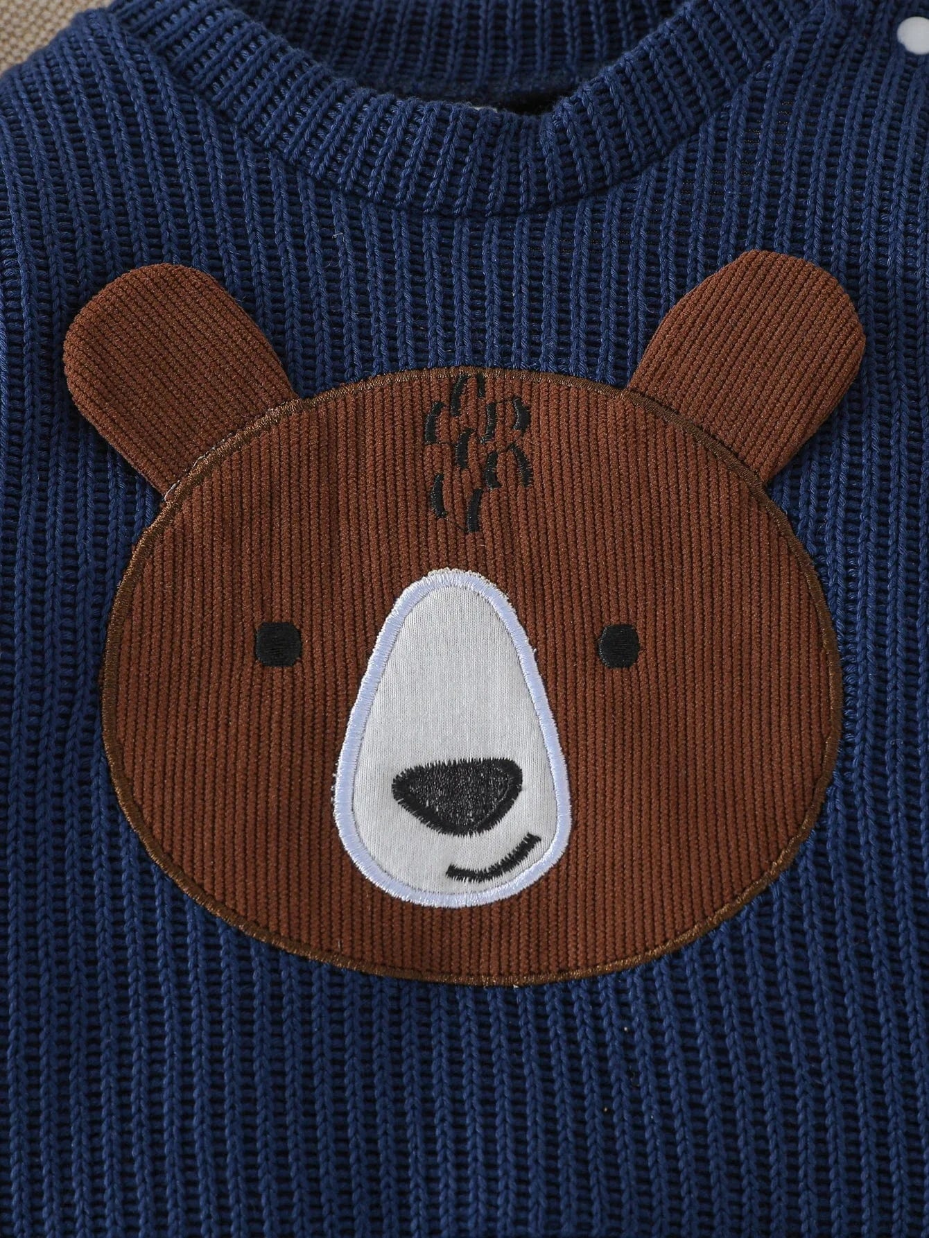Adorable Baby Boys Bear Sweater - Image 6