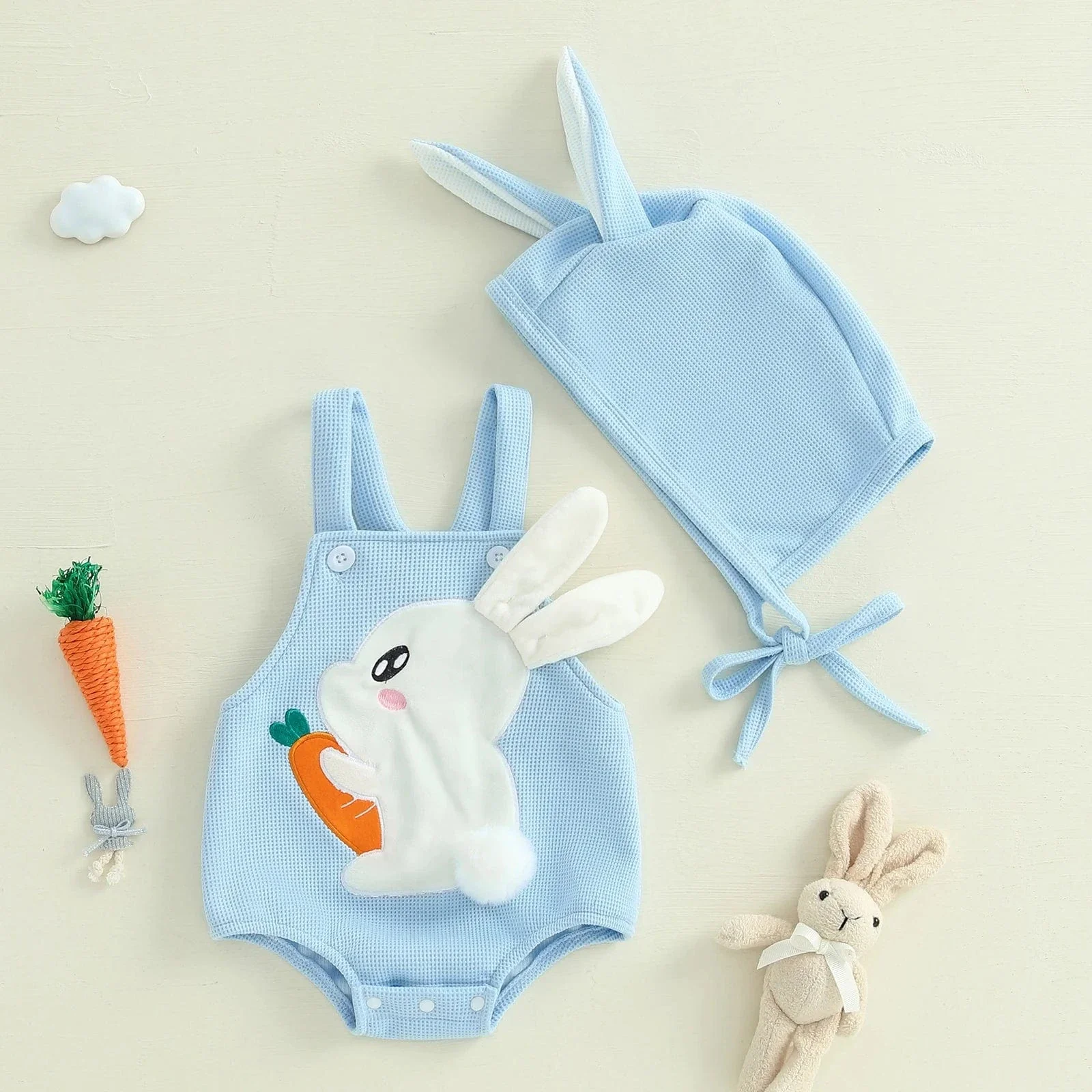 Adorable Baby Bunny Romper Set - Image 6