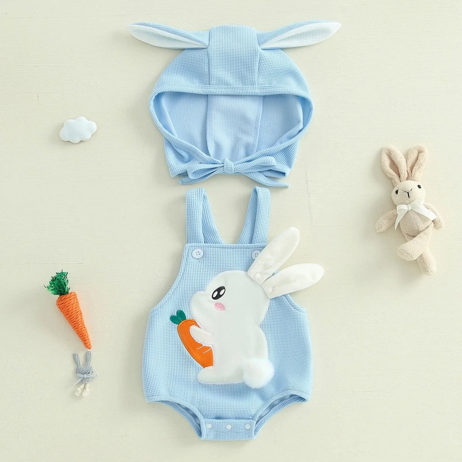 Adorable Baby Bunny Romper Set - Image 7