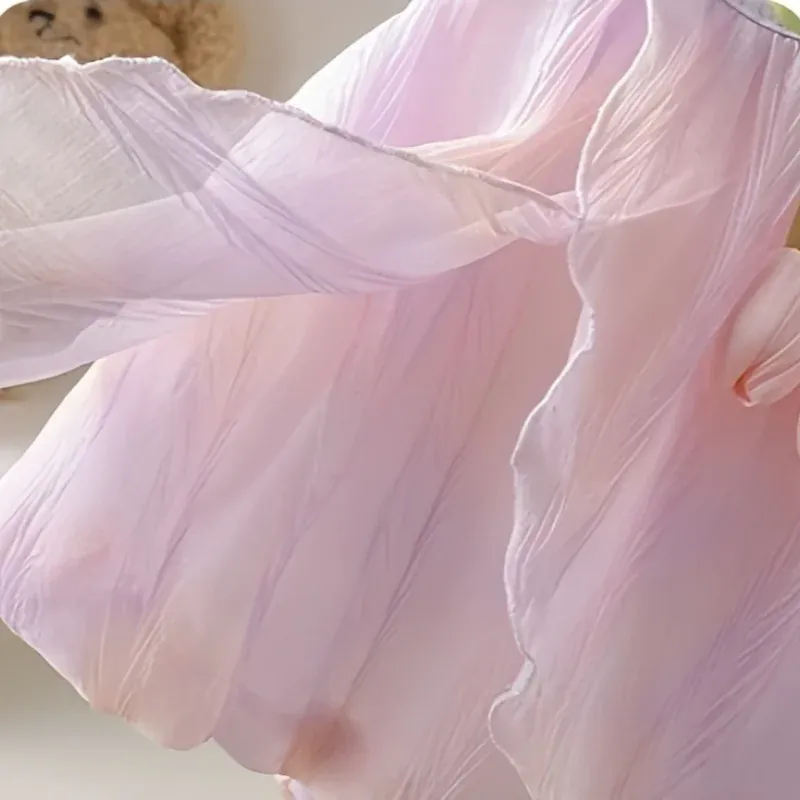 Adorable Baby Girls Tulip Decor Bodysuit - Image 8