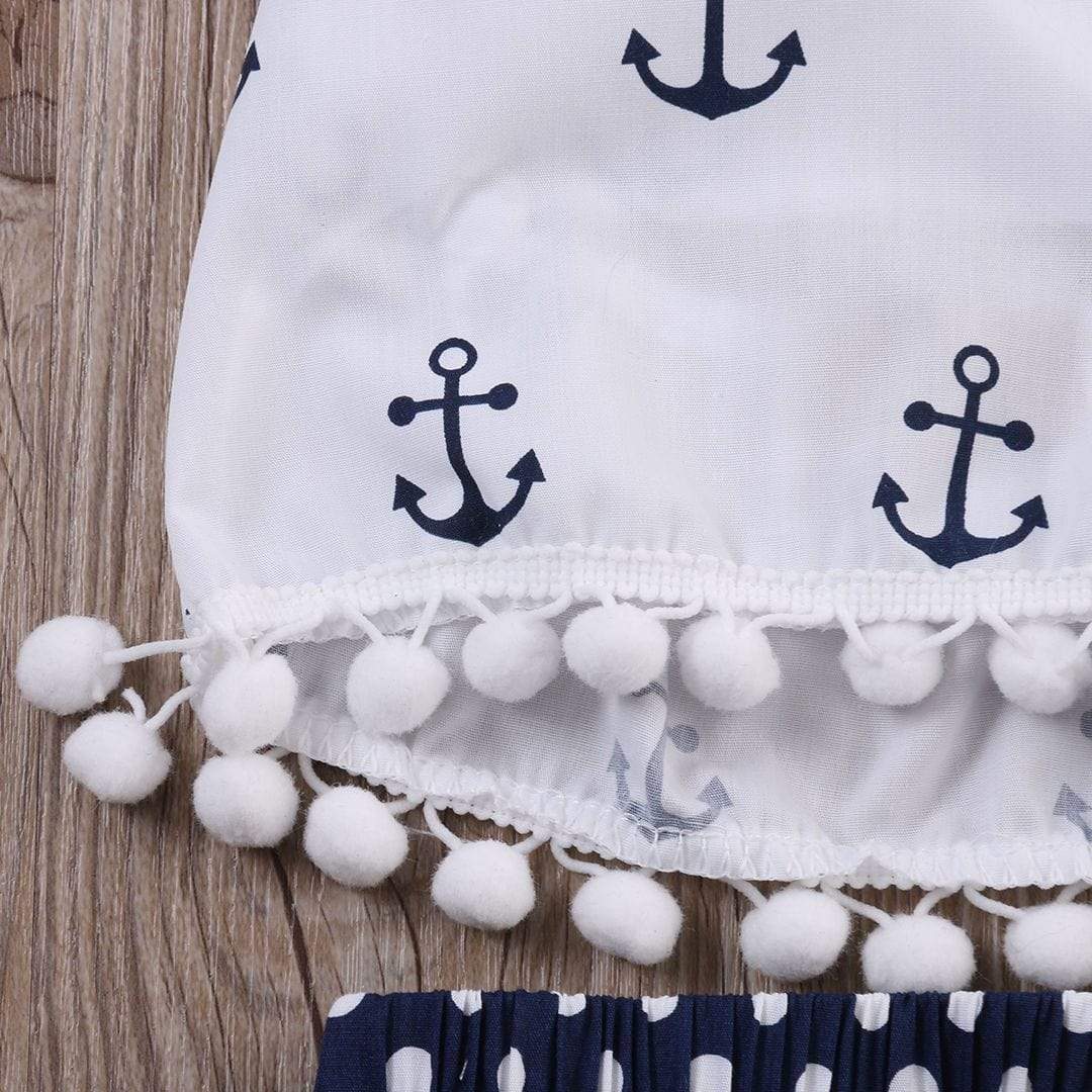 Anchors Tops and Polka Dot Swimsuit - Image 3