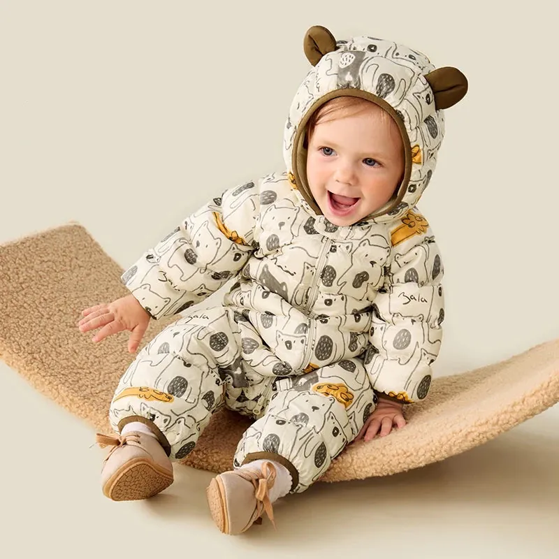 Arctic Cub Baby Down Snowsuit - Image 4