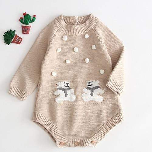 Baby Bear Knitted Romper - Image 12