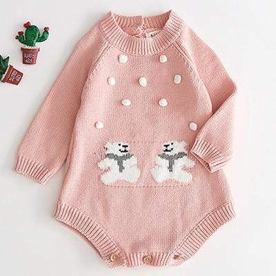 Baby Bear Knitted Romper - Image 4