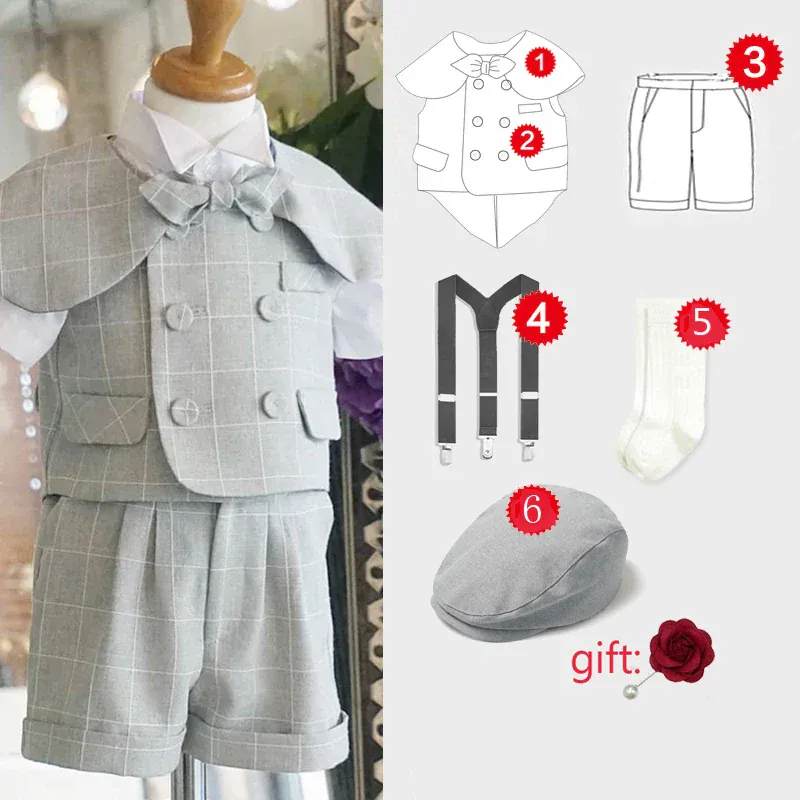 Baby Boy Gentleman Outfit Set - Image 11