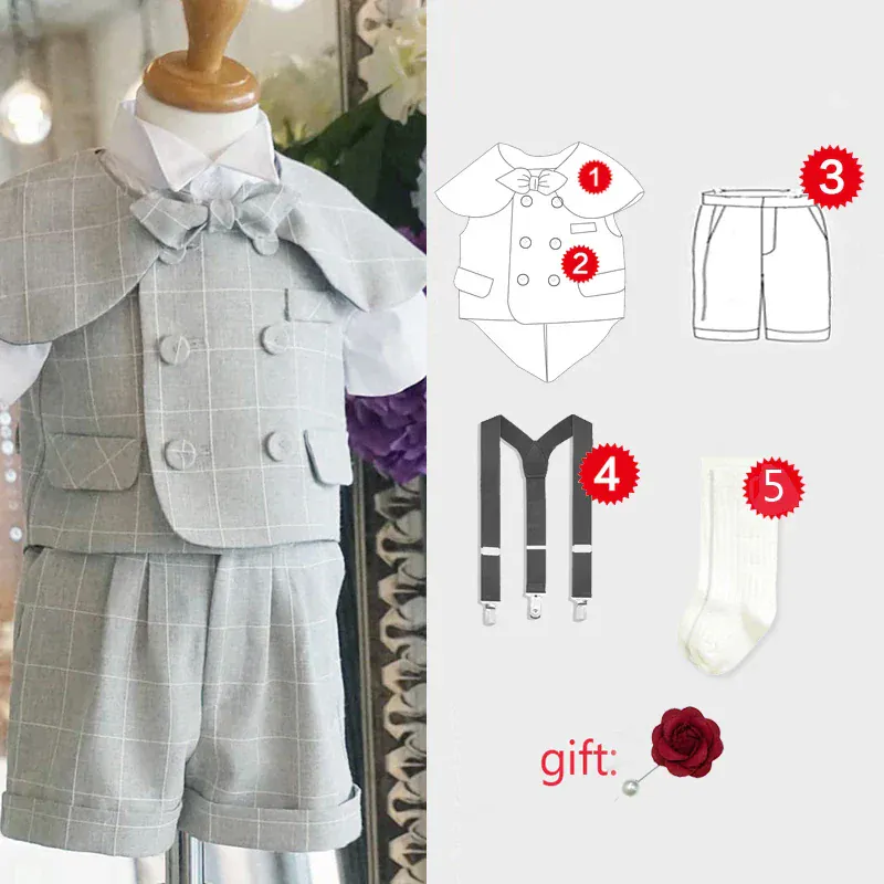 Baby Boy Gentleman Outfit Set - Image 9