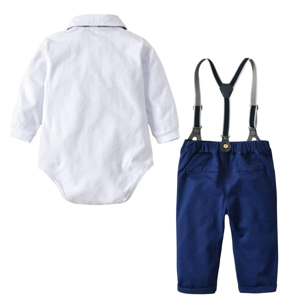 Baby Boy Suspender Bow Set - Image 3