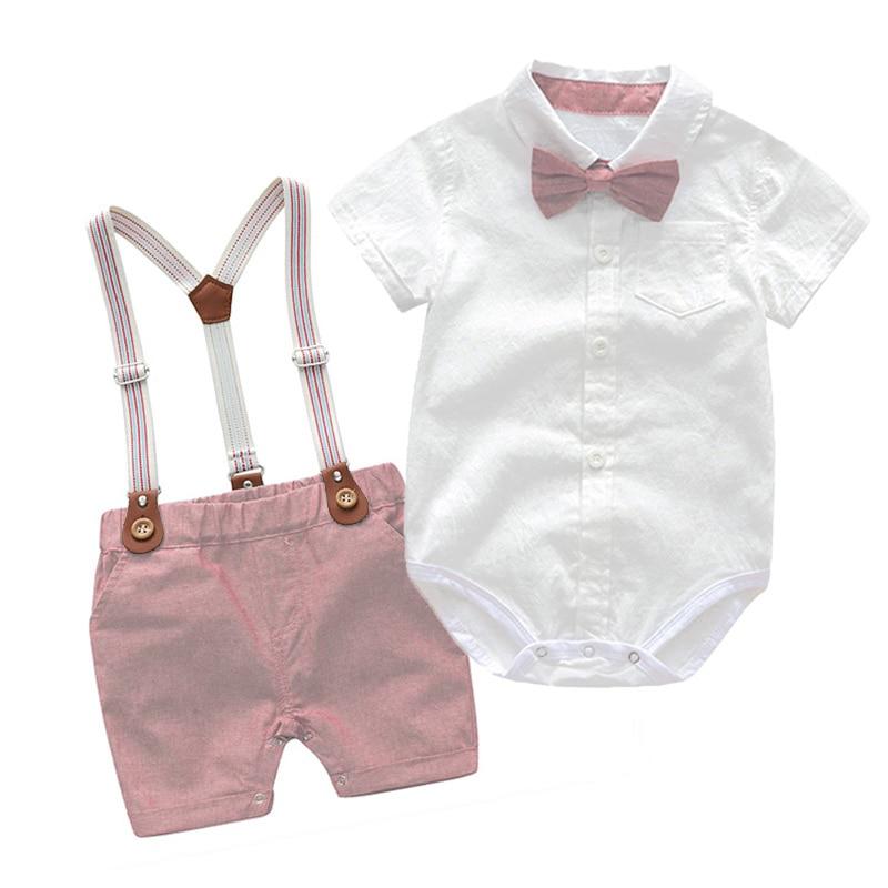 Baby Boy Tie and Suspenders - Image 3