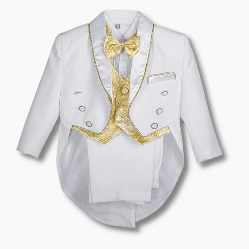Baby Boy Tuxedo Outfit - Image 2