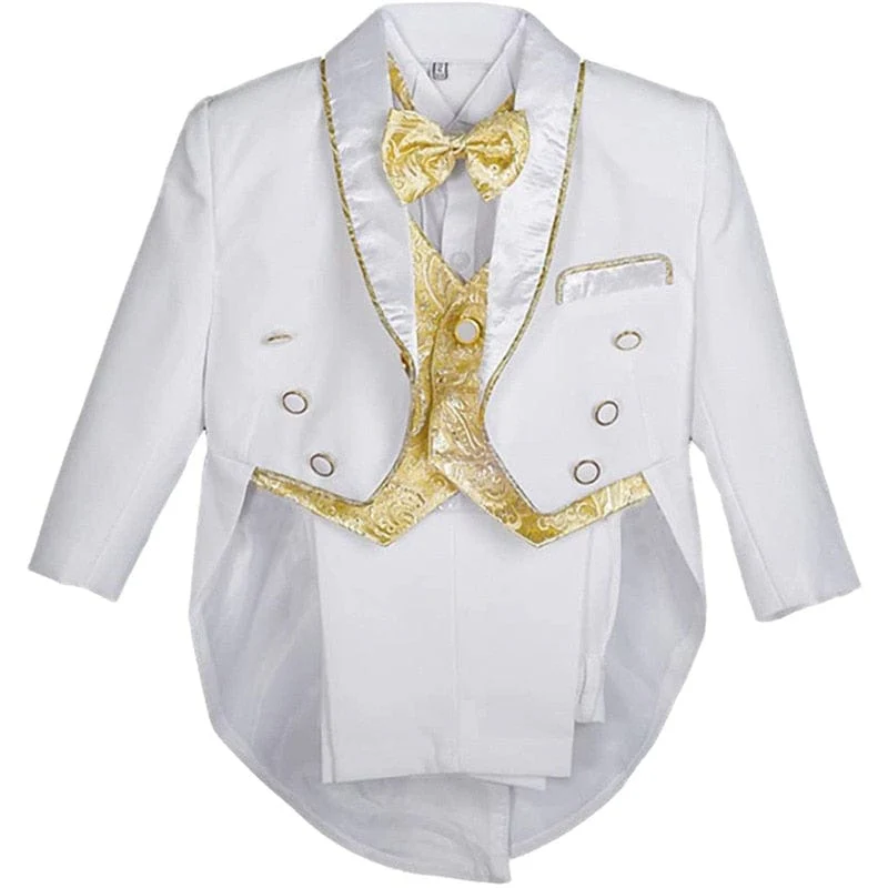 Baby Boy Tuxedo Outfit - Image 3
