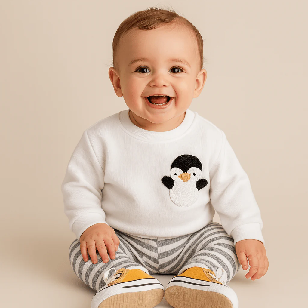 Baby Cartoon Animal Outfit Set - Image 4