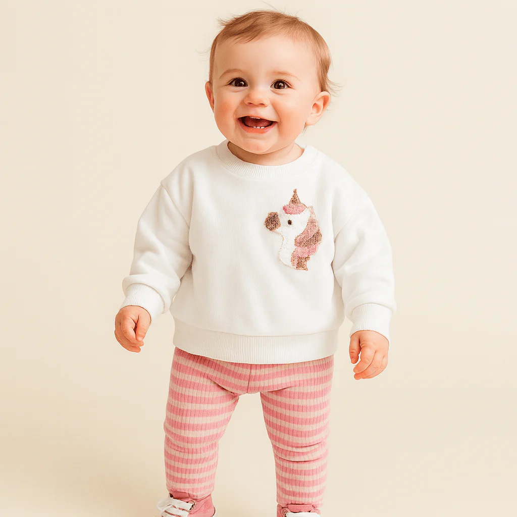 Baby Cartoon Animal Outfit Set - Image 5