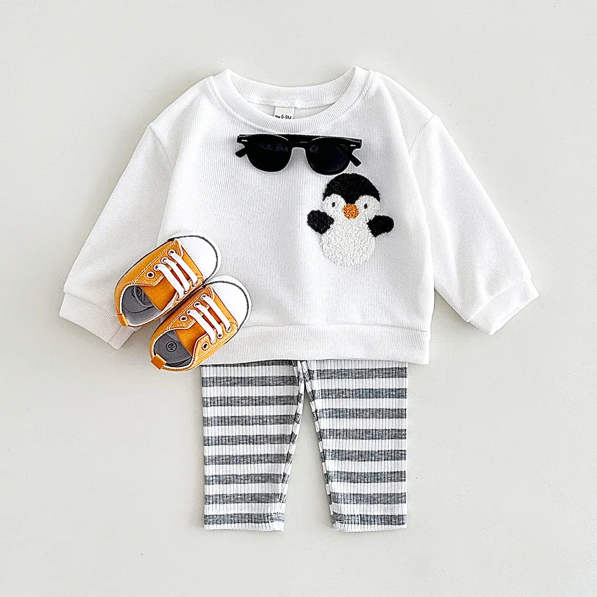 Baby Cartoon Animal Outfit Set - Image 8