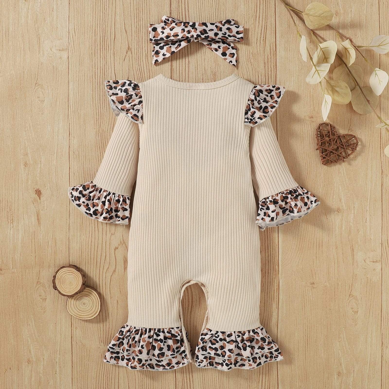Baby Christmas Romper and Headband - Image 6