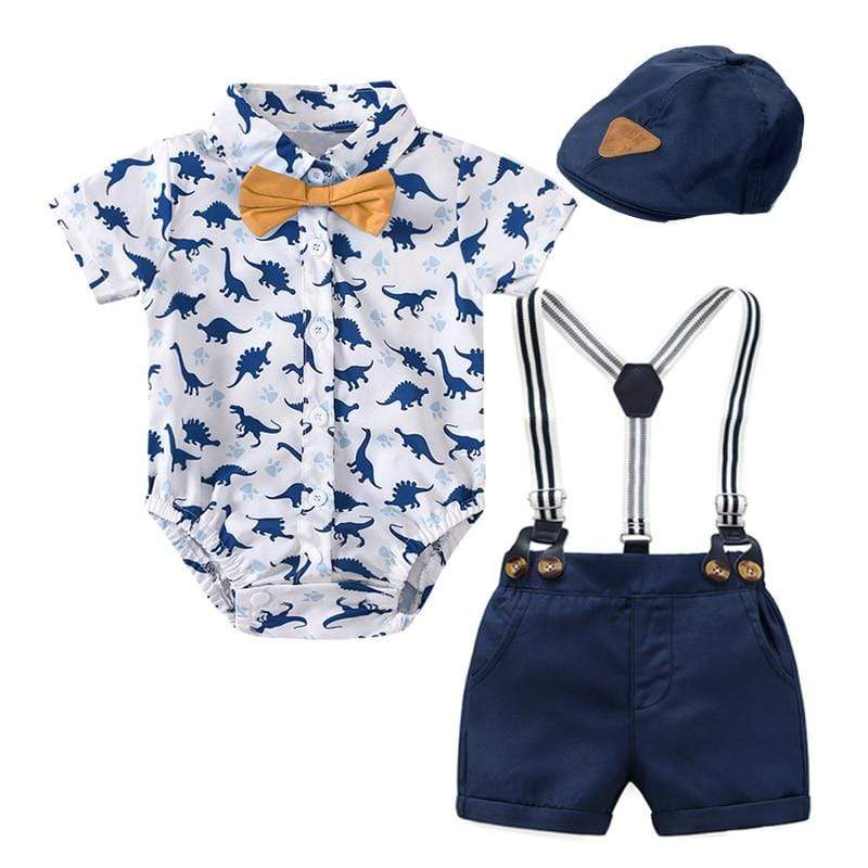 Baby Dinosaur Romper Outfit - Image 2