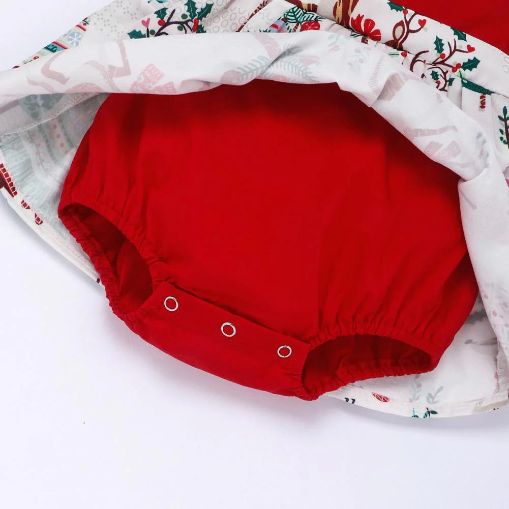 Baby First Christmas Dress Romper - Image 3