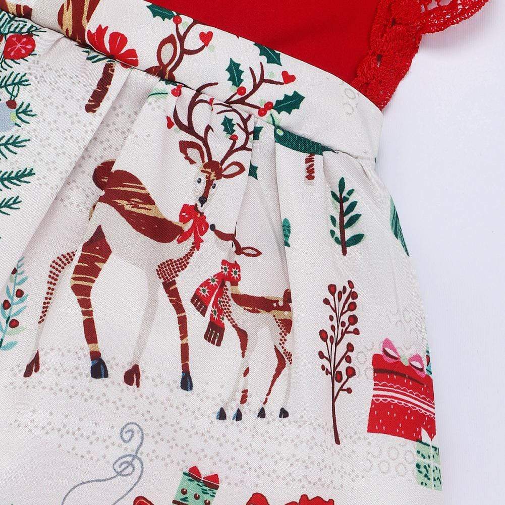 Baby First Christmas Dress Romper - Image 5