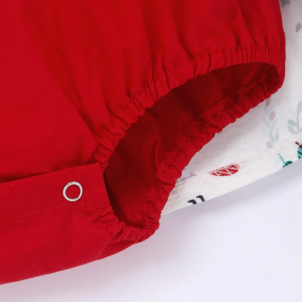 Baby First Christmas Dress Romper - Image 8
