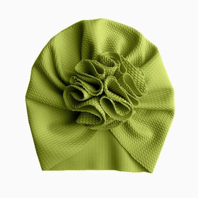 Baby Floral Knotted Turban Headband - Image 11