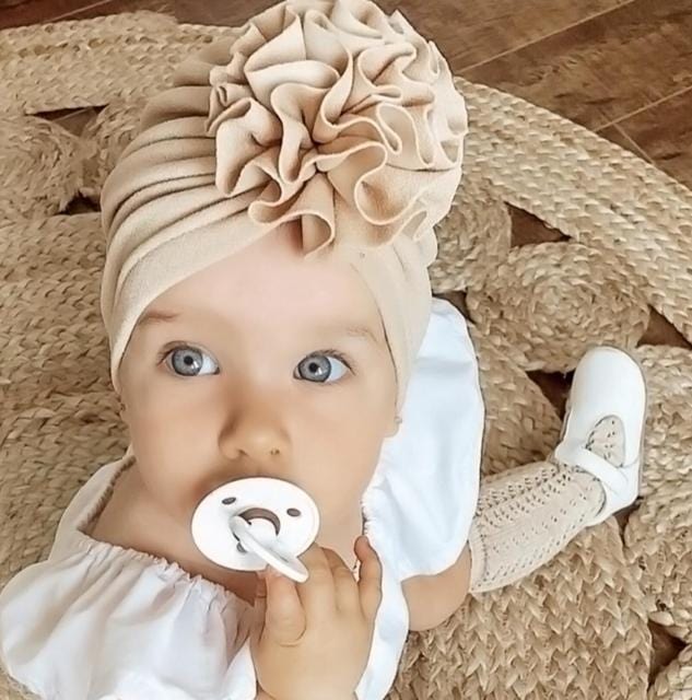 Baby Floral Knotted Turban Headband - Image 14