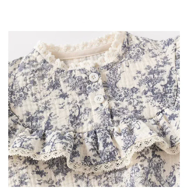 Rococo Blue & Grey” Baby Girl Gift Set - Image 16