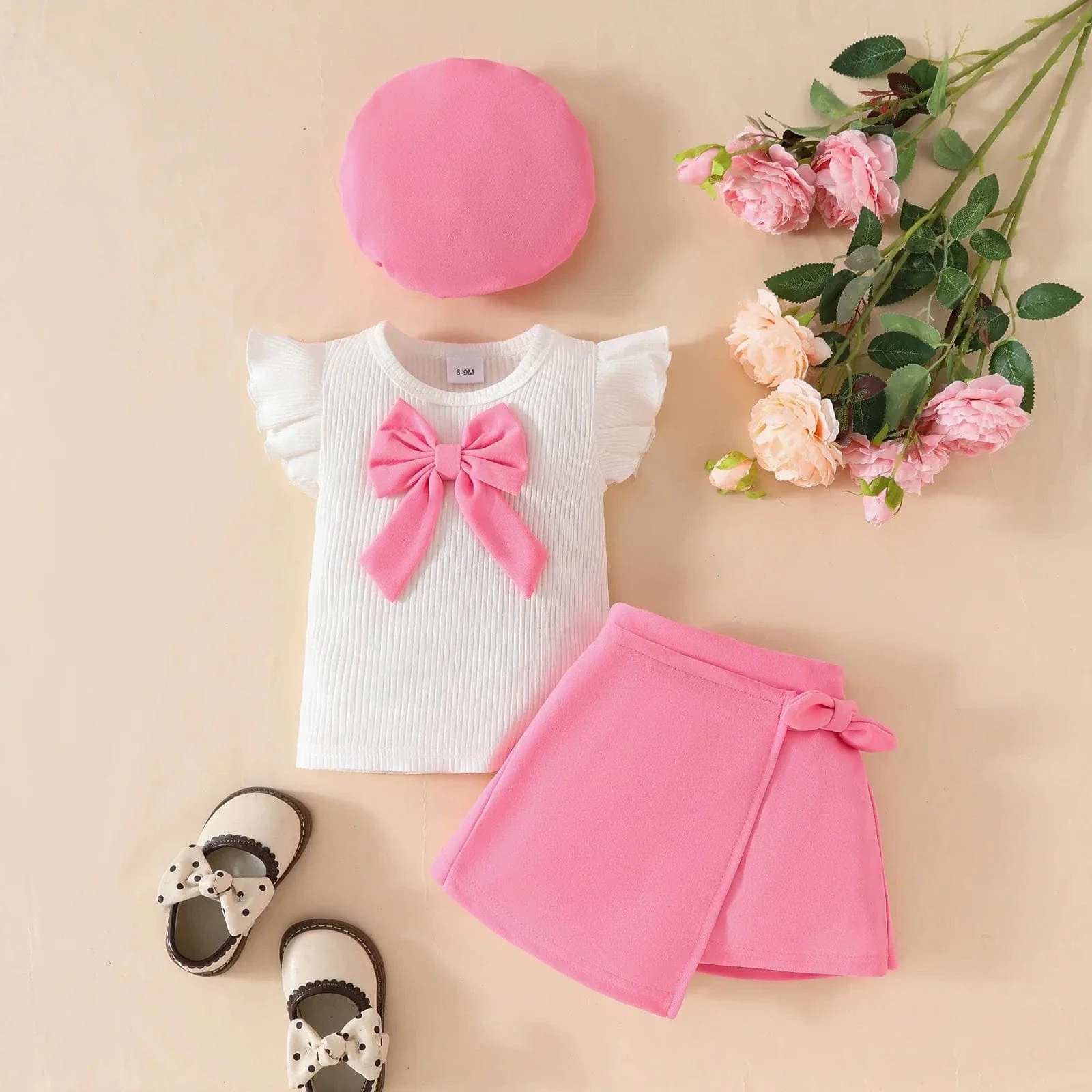 Baby Girl 3 Piece Outfit - Image 10
