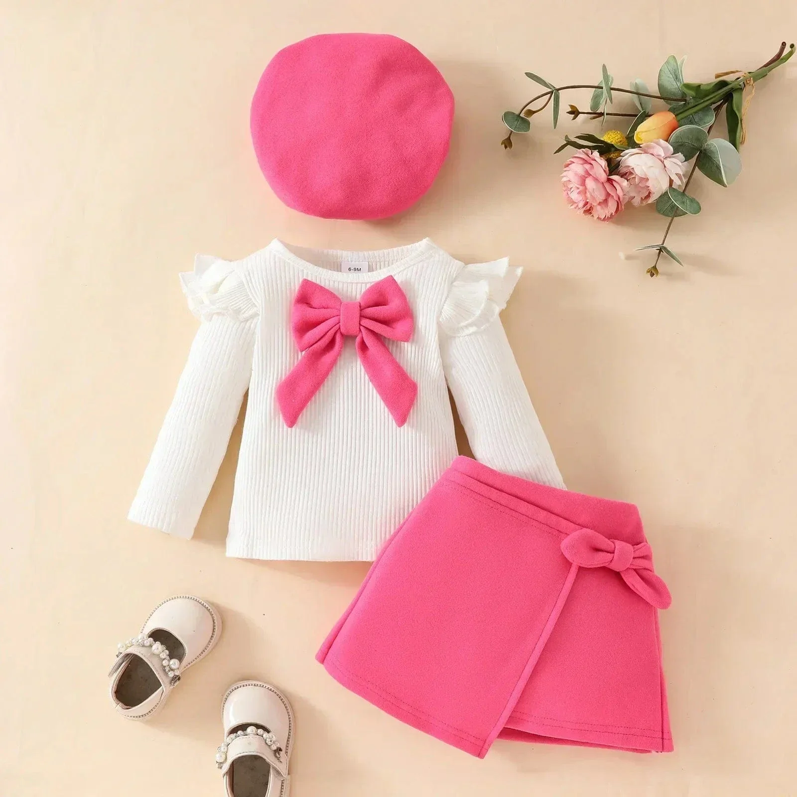Baby Girl 3 Piece Outfit - Image 11