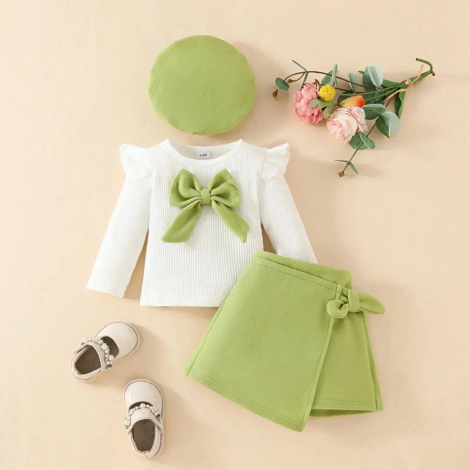 Baby Girl 3 Piece Outfit - Image 12