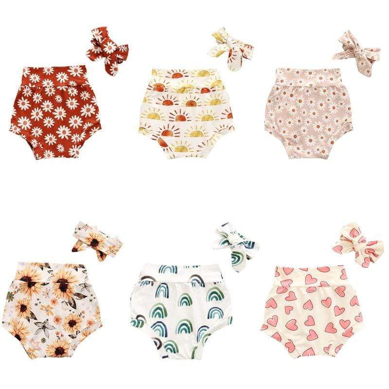 Baby Girl Bloomers and Headband - Image 2