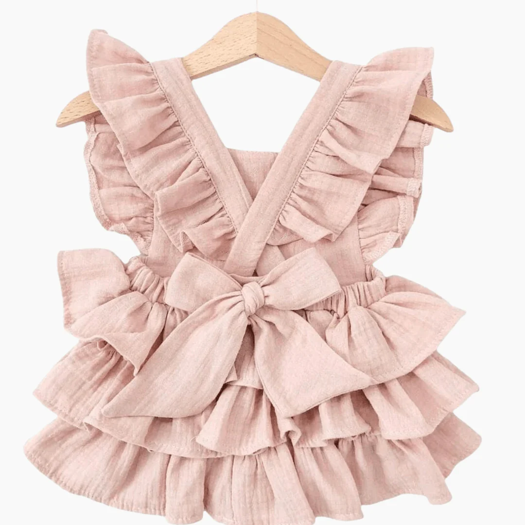 Baby Girl Criss-Cross Romper