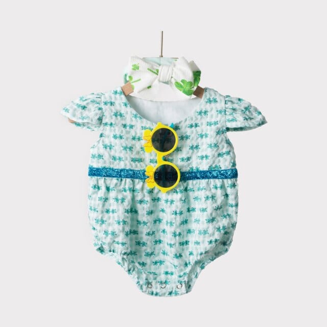 Baby Girl Sleeveless Summer Romper - Image 8