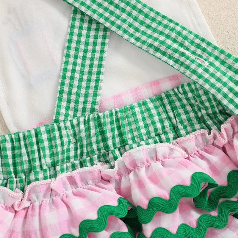 Baby Girl Summer Golf Romper - Image 7