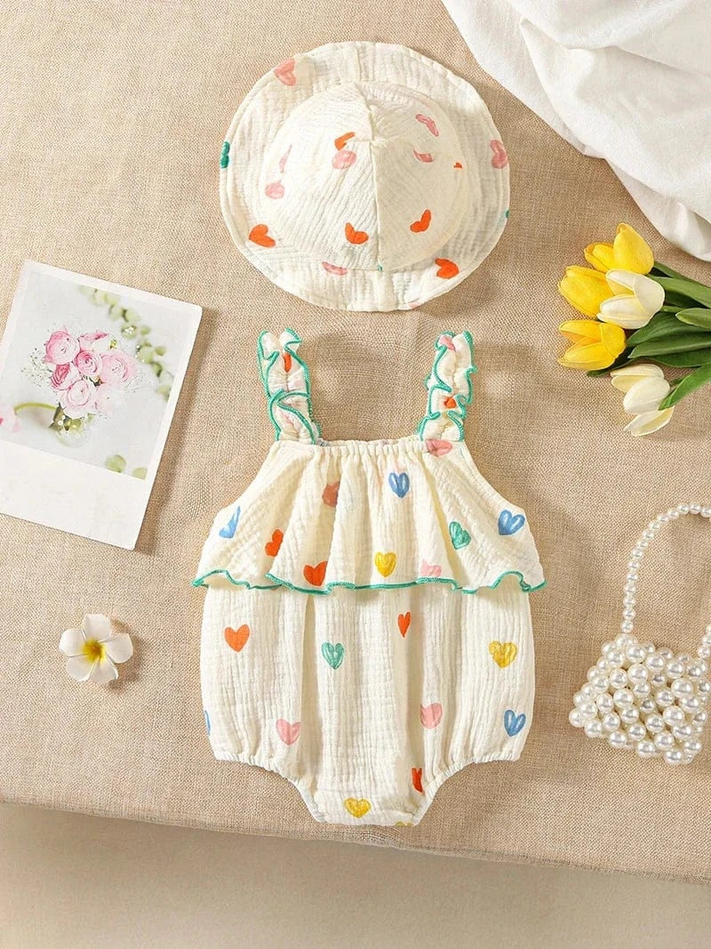 Baby Girl Summer Romper Set - Image 4