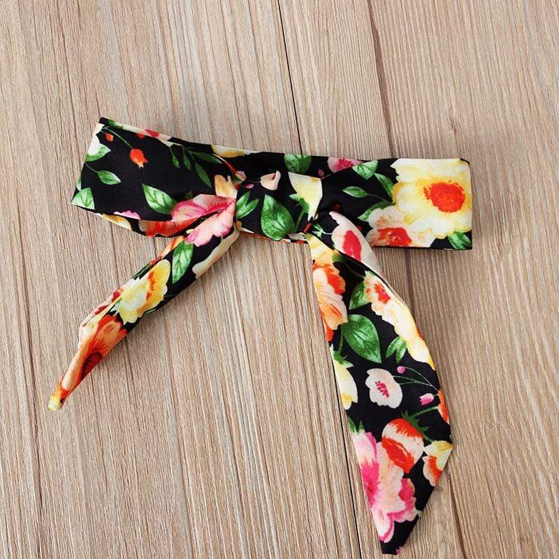 Baby Girls Floral Off Shoulder Set - Image 5